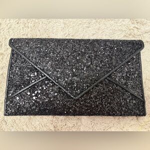 Tory Burch Sparkling Black Clutch